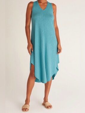 easy going z supply slub dress medium Waters Edge Midi Marina  Simply Chic The slub rib fabric is lightweight Z SUPPLY Women's Georgie Sleeveless